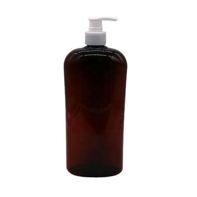 Botão de shampoo/loção de cor personalizável de 750 ml PET para material de impressão de creme