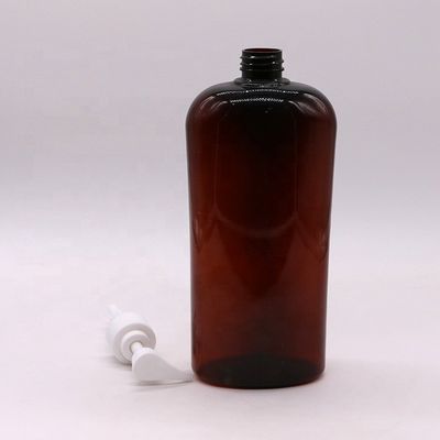 Botão de shampoo/loção de cor personalizável de 750 ml PET para material de impressão de creme