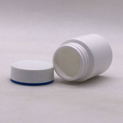 Garrafa de medicamento de plástico HDPE de 100 ml frasco redondo reto para cápsulas