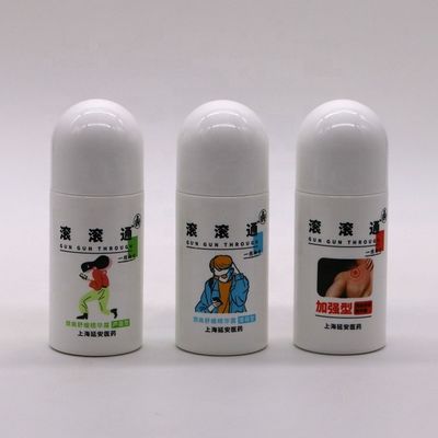 50 ml/50cc HDPE branco de plástico em rolos em garrafas em forma redonda para outros produtos cosméticos essenciais