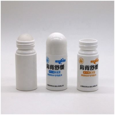 50 ml/50cc HDPE branco de plástico em rolos em garrafas em forma redonda para outros produtos cosméticos essenciais