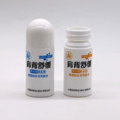 50 ml/50cc HDPE branco de plástico em rolos em garrafas em forma redonda para outros produtos cosméticos essenciais