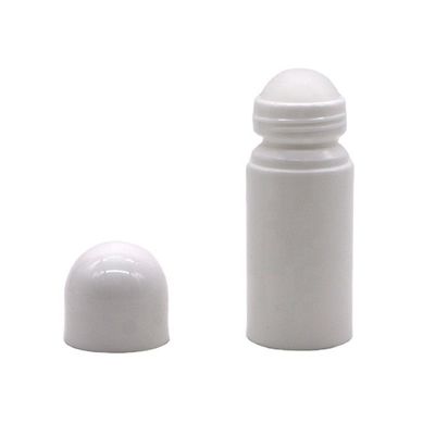 Material de base de PE 50 ml frasco de rolamento de esferas líquido de HDPE para embalagens médicas