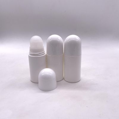 Material de base de PE 50 ml frasco de rolamento de esferas líquido de HDPE para embalagens médicas
