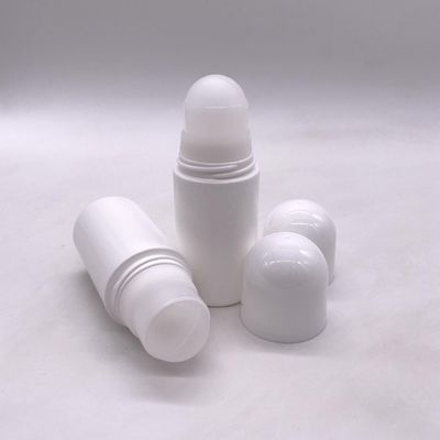 Material de base de PE 50 ml frasco de rolamento de esferas líquido de HDPE para embalagens médicas