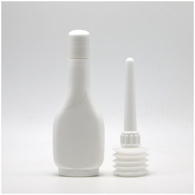 100 ml de frasco líquido plano de HDPE para loção ginecológica versátil multifuncional