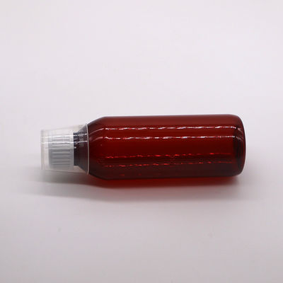 200cc Oval Ambar Farmácia Prescrição Botões PET Medicamento líquido para Armazenamento Farmácia