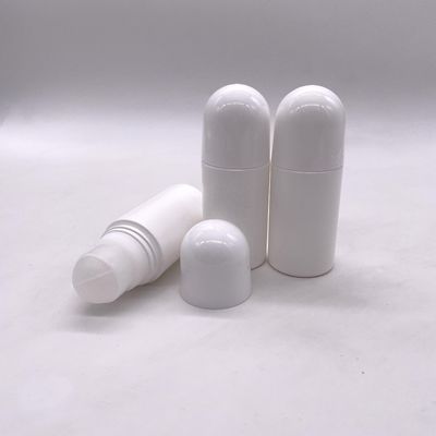 Material de base de PE 50 ml frasco de rolamento de esferas líquido de HDPE para embalagens médicas