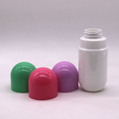 250 ml/8 oz PET Botão de plástico de qualidade alimentar em forma de cápsula brilhante com tampa de parafuso e vedação térmica