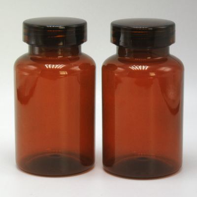 Garrafa de enxaguante bucal de plástico PET branco vazio de 250 ml com pescoço longo e logotipo do cliente