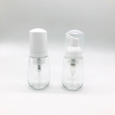 Bomba de espuma 40mL PET Mini Botella para Loção e logotipo personalizado de limpeza de gotas