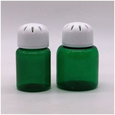 3OZ/90ml PET garrafas de perfume de plástico branco com tampa de parafuso e vedação térmica garrafa de fragrância sólida