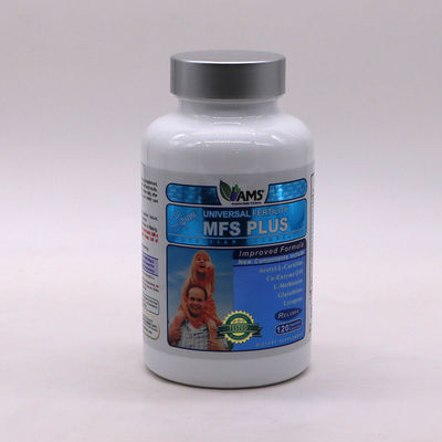 Garrafa de parafuso de plástico 400 ml/cc PET/PET Serile Botão de plástico de qualidade medicamentosa para armazenamento de medicamentos
