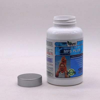 Garrafa de parafuso de plástico 400 ml/cc PET/PET Serile Botão de plástico de qualidade medicamentosa para armazenamento de medicamentos