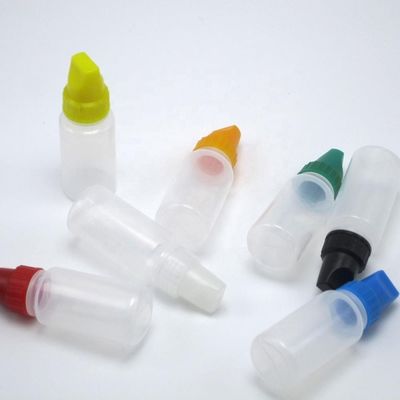Garrafas de 12 ml de LDPE para compressão de gotas para os olhos para produtos farmacêuticos da GMP Company