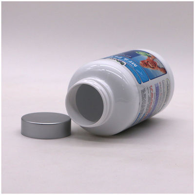 Garrafa de parafuso de plástico 400 ml/cc PET/PET Serile Botão de plástico de qualidade medicamentosa para armazenamento de medicamentos