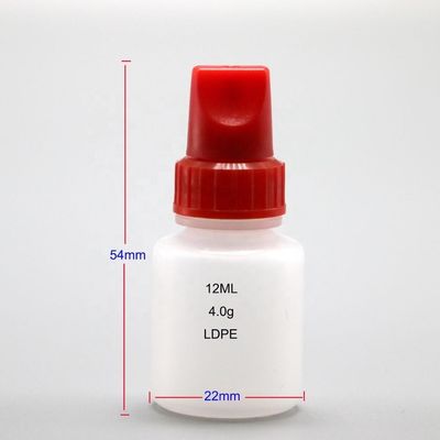 Garrafas de 12 ml de LDPE para compressão de gotas para os olhos para produtos farmacêuticos da GMP Company