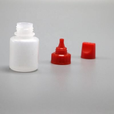 Garrafas de 12 ml de LDPE para compressão de gotas para os olhos para produtos farmacêuticos da GMP Company