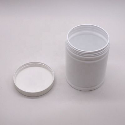 500 ml recipiente de pó de plástico HDPE com design personalizado de etiqueta de etiqueta