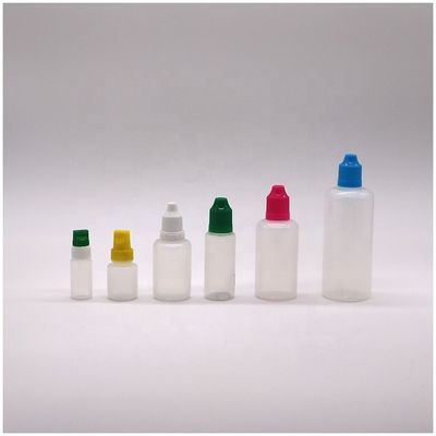 Garrafa à prova de crianças Ocular compressável Liquido de óleo essencial garrafa de compressão 5ml/10ml/15ml/20ml