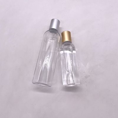 Tela de impressão 120ml PET garrafa garrafas de spray de plástico recipiente de álcool cor personalizada