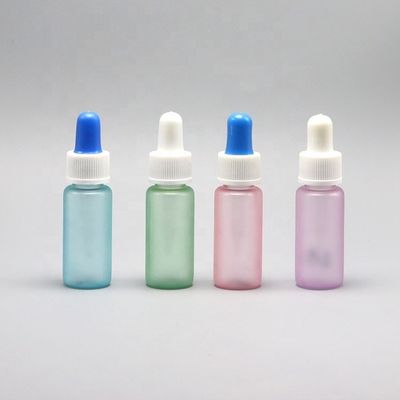 15 ml Botão de goteador de plástico PET de forma redonda com tampa de goteador personalizada de qualidade médica