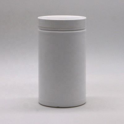600mL 20oz PET Vazio HDPE Retas e redondas Plastic Powder Medicamento Containers com Chape de parafuso