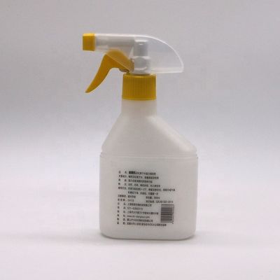 300 ml de frasco de spray com gatilho de HDPE para impressão em tela de grande capacidade de loções/fungicidas