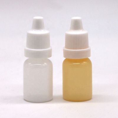 Garrafas de gotejamento compressáveis de plástico LDPE de 10 mL com cores e tampas personalizadas