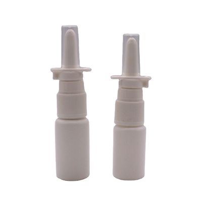 15 ml/20 ml/30 ml frasco de plástico HDPE para spray nasal com cor personalizada e tampa do bico do spray