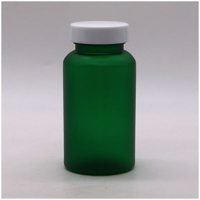 Garrafa de plástico de boca larga PET de alumínio 100/120/150ml para medicina de cápsulas de pílula