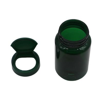 150 ml de cápsulas de PET comprimido comprimido frasco à prova de vazamento com tampa flip top personalizado e degradável