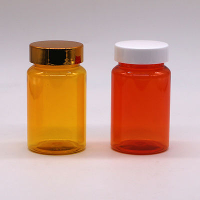 150 ml de cápsulas de PET comprimido comprimido frasco à prova de vazamento com tampa flip top personalizado e degradável