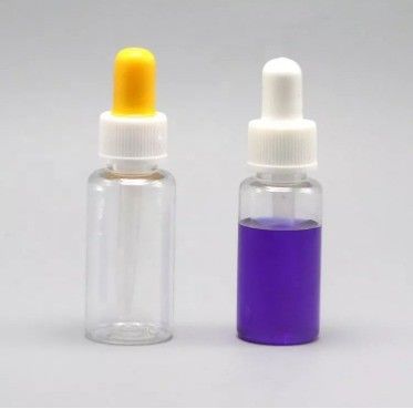Garrafa de gotas de plástico PET de qualidade medicinal com capacidade de tubo 10 ml/15 ml/20 ml/25 ml/30 ml