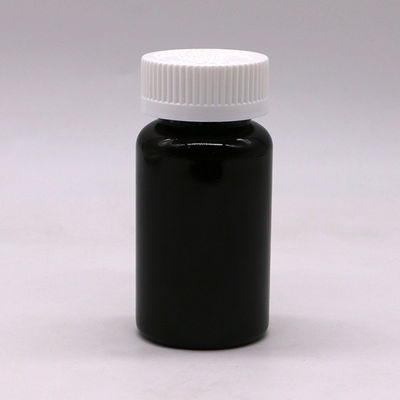 2OZ/ 60ml/ CC Garrafa de cápsula de plástico azul com tampa de parafuso Material PET 32 mm Tamanho do pescoço