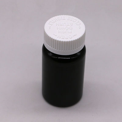 2OZ/ 60ml/ CC Garrafa de cápsula de plástico azul com tampa de parafuso Material PET 32 mm Tamanho do pescoço