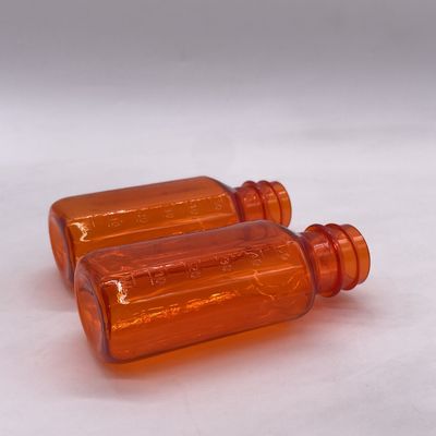 Dosagem exacta 2OZ frasco de plástico com tampa e balança de medição à prova de crianças