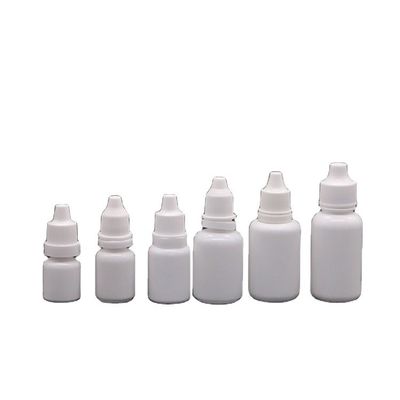 Garrafa de 10 ml LDPE de plástico para gotículas de líquido para olhos com cores personalizadas e tampa à prova de adulteração