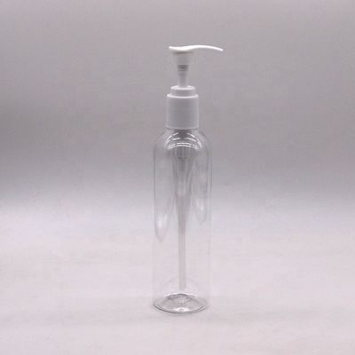250 ml de garrafas de plástico PET com tampa comum/ material de colar PET para pulverização de bomba