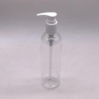 250 ml de garrafas de plástico PET com tampa comum/ material de colar PET para pulverização de bomba