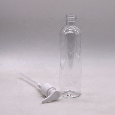 250 ml de garrafas de plástico PET com tampa comum/ material de colar PET para pulverização de bomba