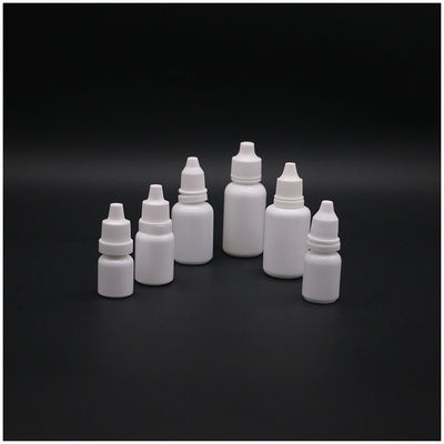 Garrafa de 10 ml LDPE de plástico para gotículas de líquido para olhos com cores personalizadas e tampa à prova de adulteração