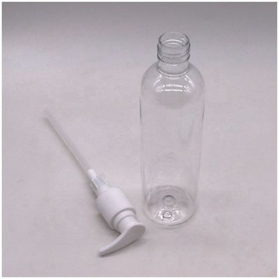 250 ml de garrafas de plástico PET com tampa comum/ material de colar PET para pulverização de bomba