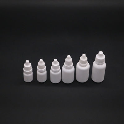 Garrafa de 10 ml LDPE de plástico para gotículas de líquido para olhos com cores personalizadas e tampa à prova de adulteração