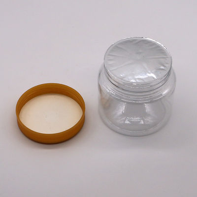 Armazenamento de alimentos 5oz 150cc PET Jar de plástico Mason com PP tipo de vedação de tampa de parafuso