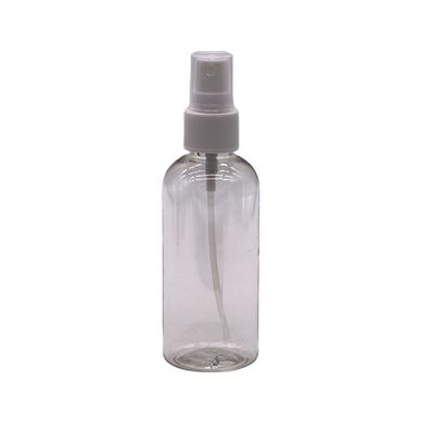 Garrafa de bomba de PET de 100 ml Garrafas de pulverização de plástico para manuseio da superfície do recipiente de álcool