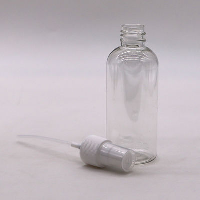 Garrafa de bomba de PET de 100 ml Garrafas de pulverização de plástico para manuseio da superfície do recipiente de álcool