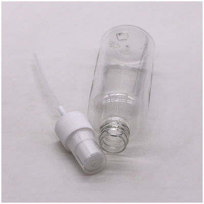 Garrafa de bomba de PET de 100 ml Garrafas de pulverização de plástico para manuseio da superfície do recipiente de álcool