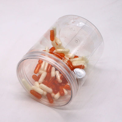 Armazenamento de alimentos feito simples 700ml PET garrafa transparente com Alumínio / plástico tampa de parafuso