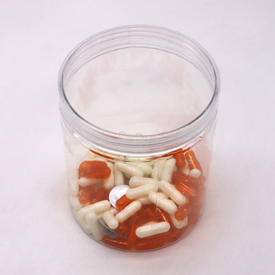 Armazenamento de alimentos feito simples 700ml PET garrafa transparente com Alumínio / plástico tampa de parafuso